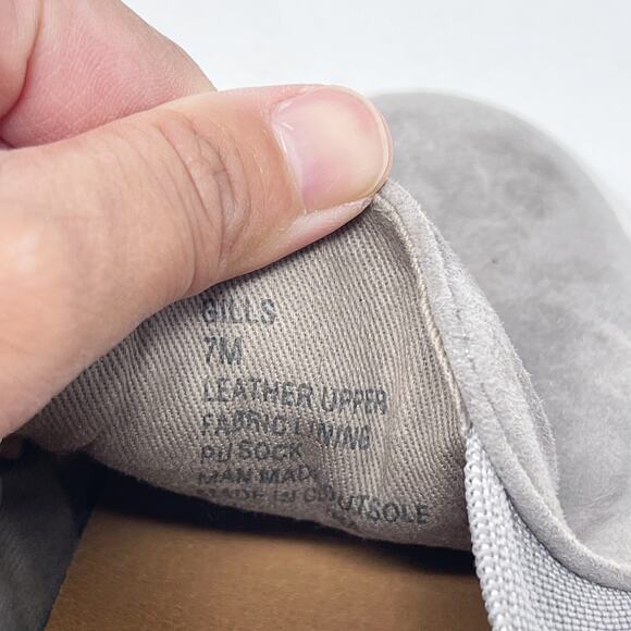 Steve Madden Womens Size 7 Gray Suede Leather Gills Platform Slip On Sneaker - Picture 11 of 11